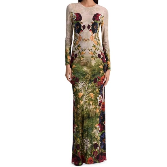 Alice and Olivia Delora Round Neck Dress - Picture 1 of 5